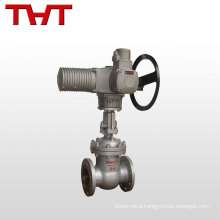 astm a216 wcb flanged stainless steel gate valve dn100 with electric actuator
